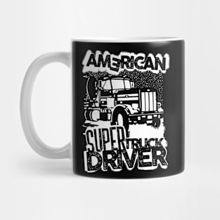 Truck Driver, Super truck driver, Mug